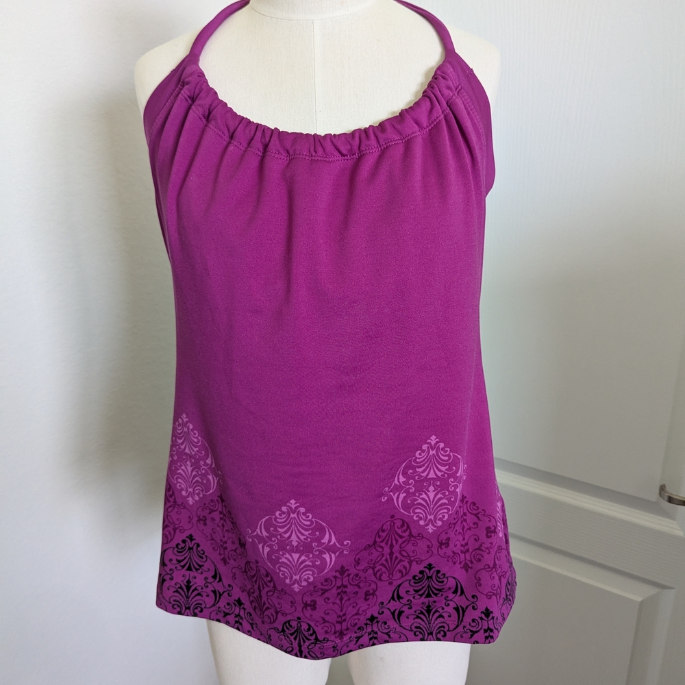 Tek Gear Magenta Halter Tank Top